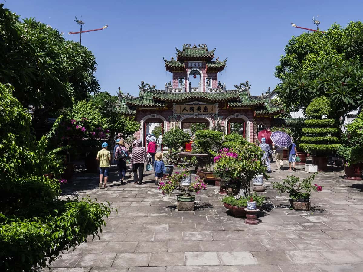 Cour de la salle de congrégation Phúc Kiến, vieille ville de Hội An
